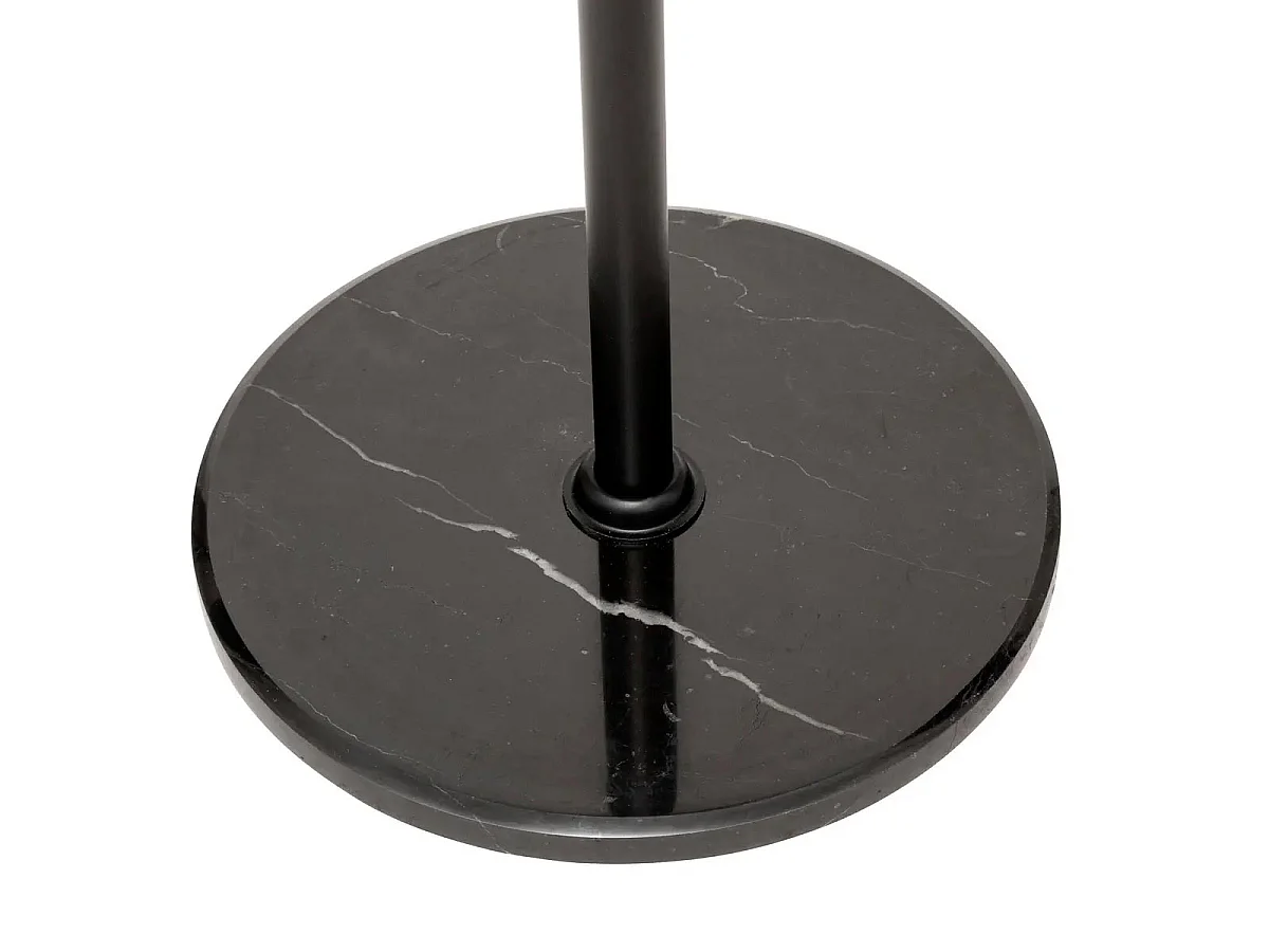 Porte-Manteau 6 Tiges en Métal "Blackmarble" 173cm Noir