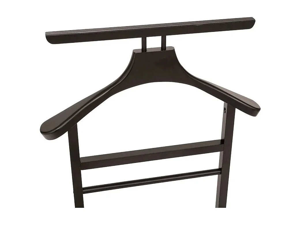 Valet de Chambre en Bois "Antidérapant" 103cm Noir