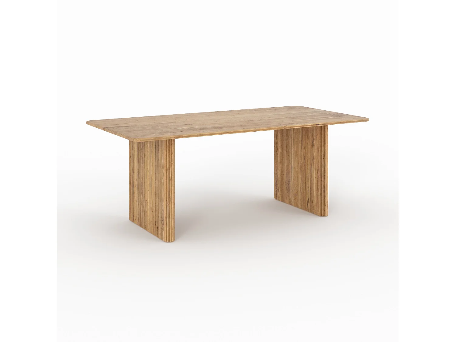 Table rectangulaire en bois d'acacia 8 personnes - Andrea