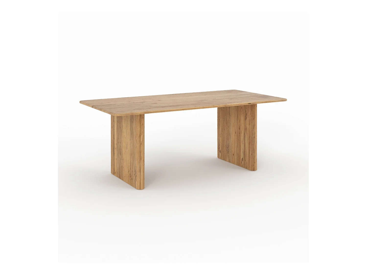 Mesa rectangular de madera de acacia para 8 personas - Andrea