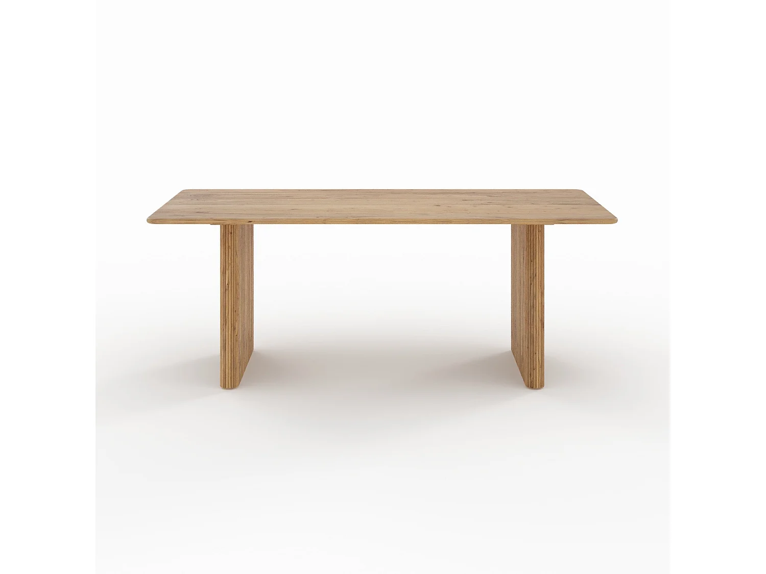 Mesa rectangular de madera de acacia para 8 personas - Andrea