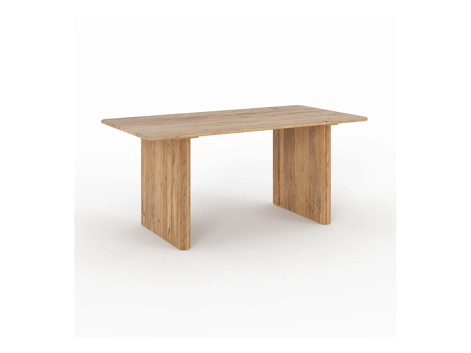 Mesa rectangular de madera de acacia para 6 personas - Andrea