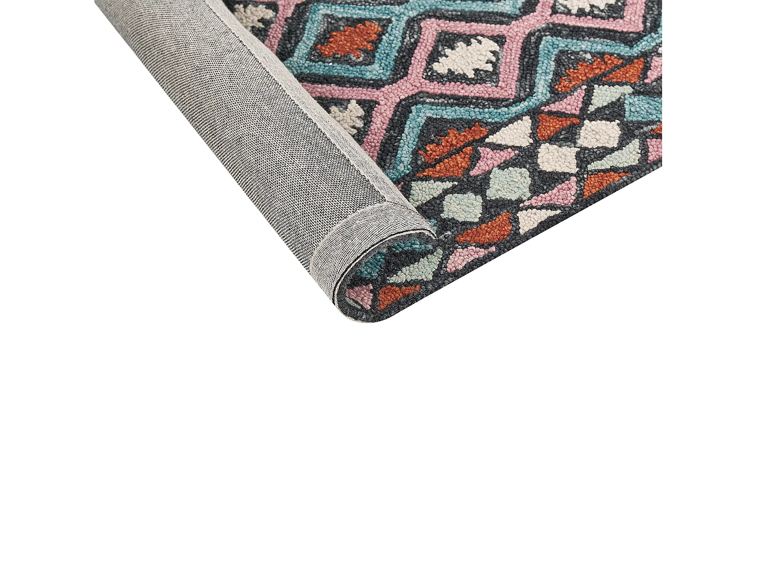 Vloerkleed wol meerkleurig 140 x 200 cm HAYMANA