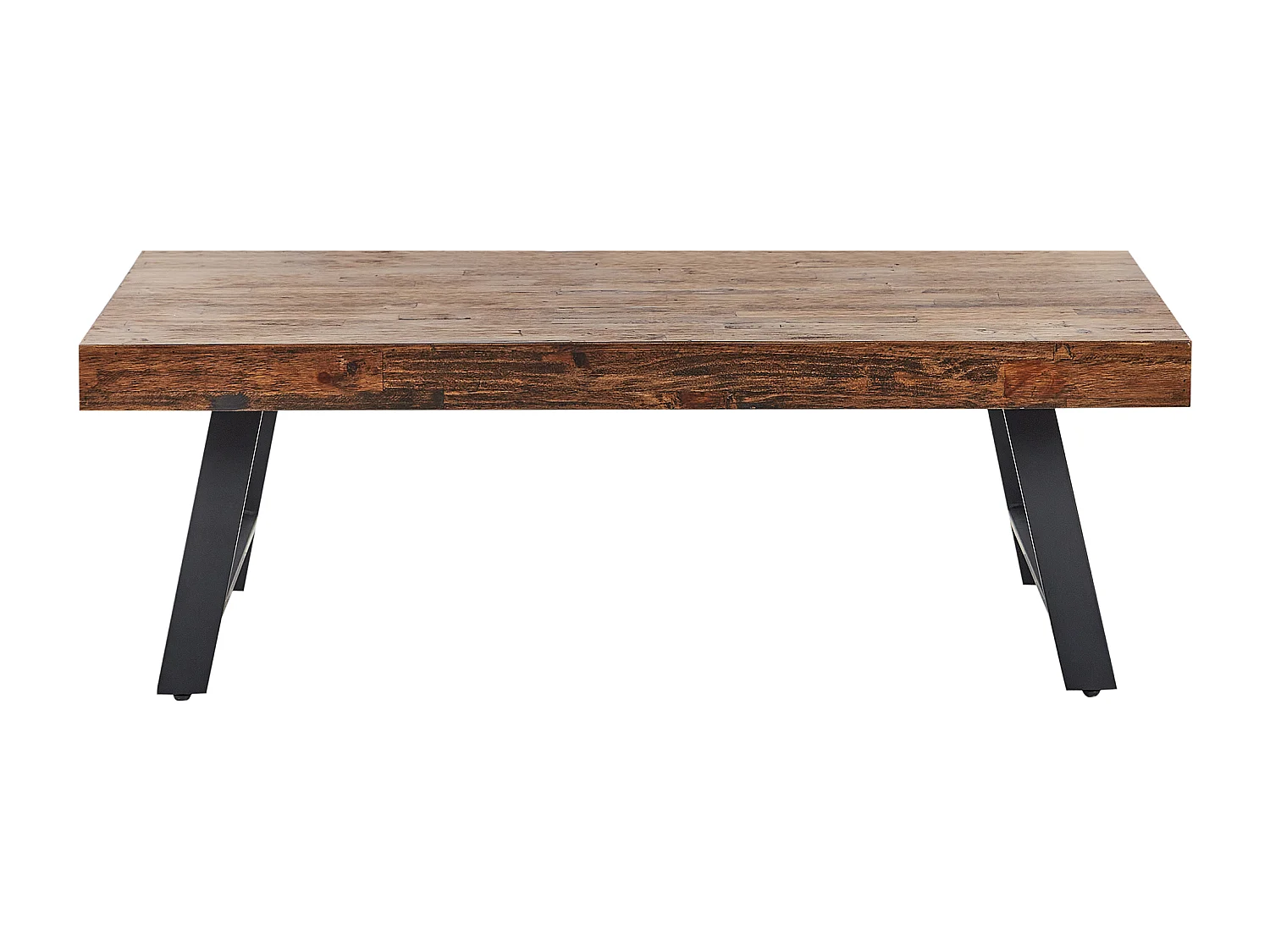 Table basse WARTON Bois de pin Marron foncé