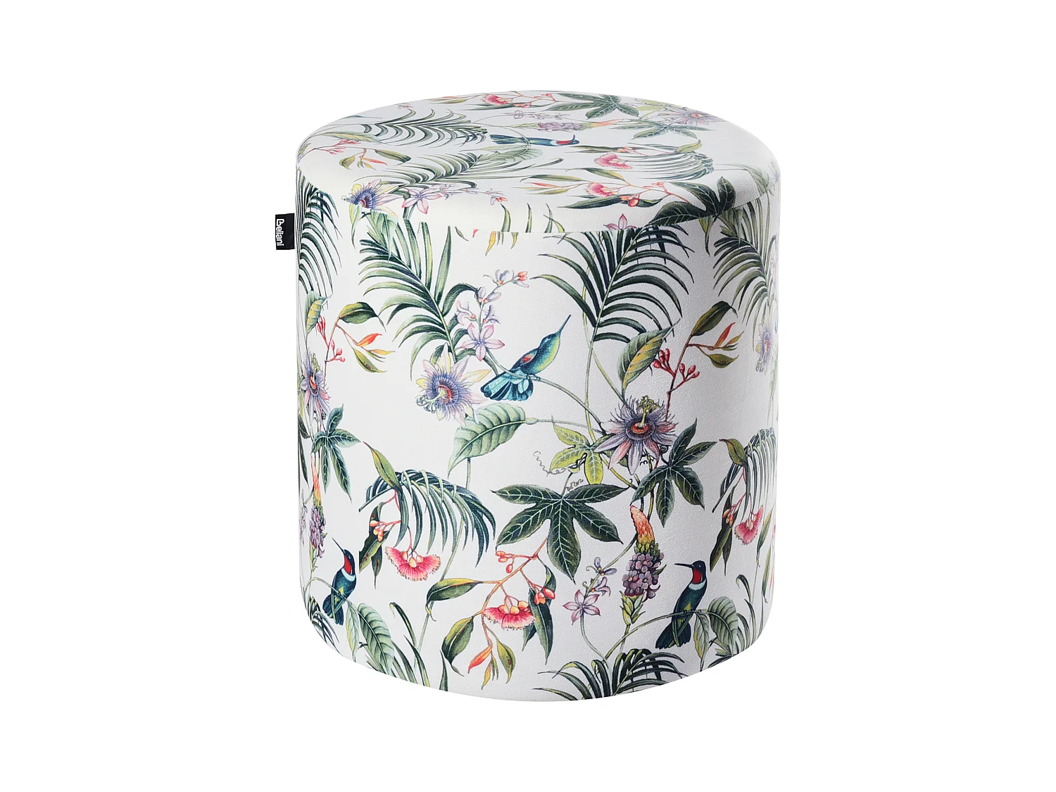 Pouf LOVETT Velours Multicolore