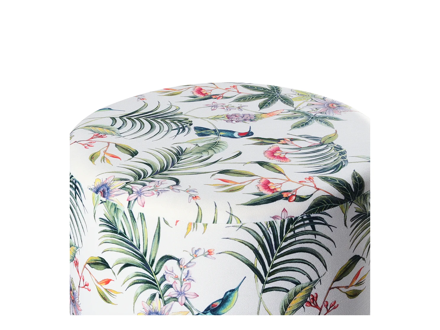 Poef LOVETT Fluweel Multicolor 47 cm 47 cm 48 cm