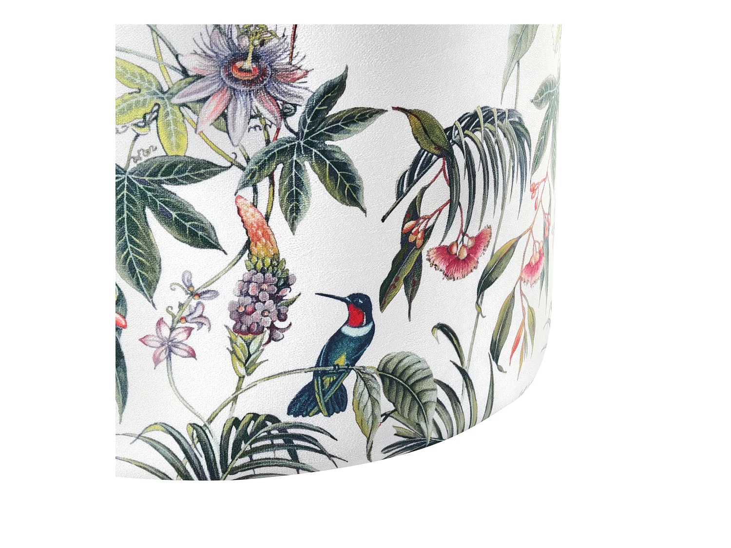 Poef LOVETT Fluweel Multicolor 47 cm 47 cm 48 cm