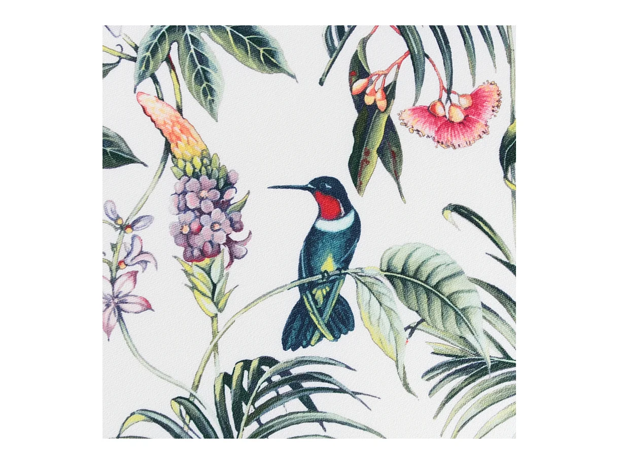 Poef LOVETT Fluweel Multicolor 47 cm 47 cm 48 cm