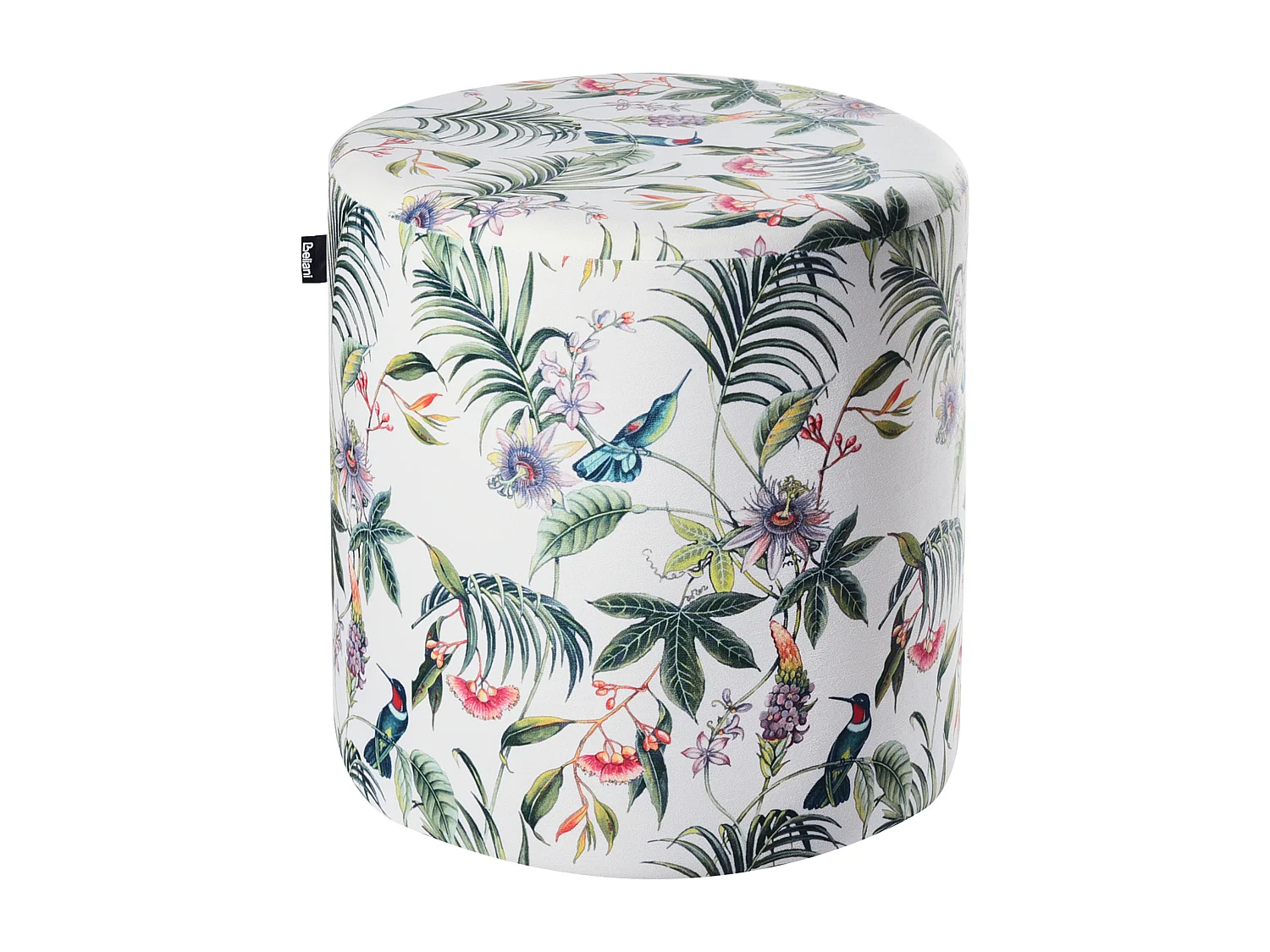 Pouf LOVETT Velours Multicolore