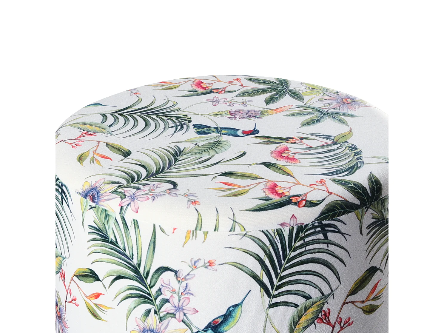 Pouf LOVETT Velours Multicolore