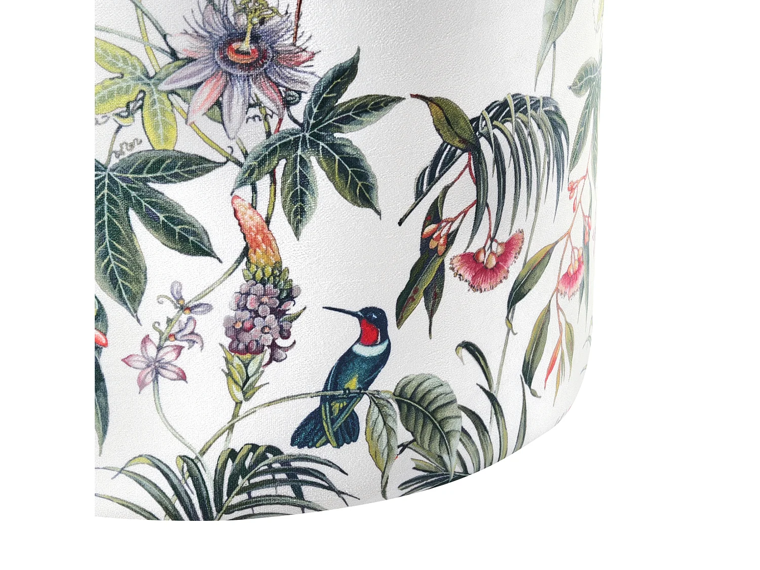 Pouf LOVETT Velours Multicolore