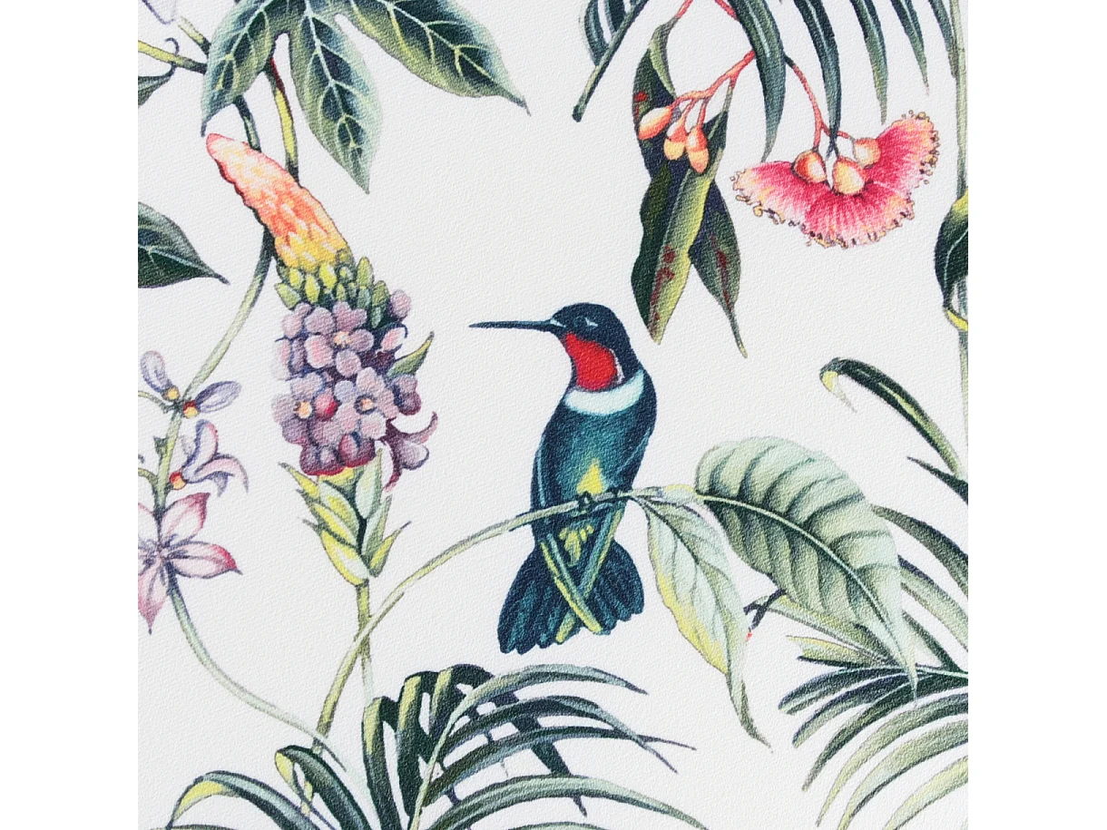 Pouf LOVETT Velours Multicolore