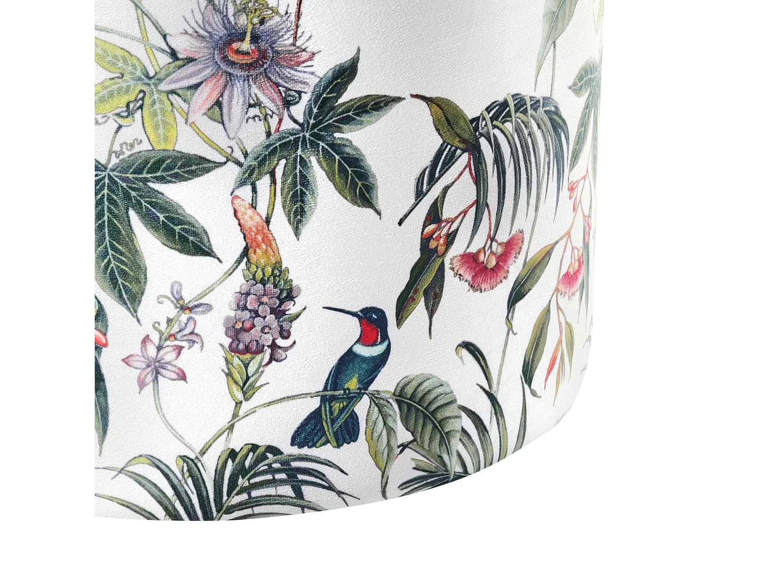 Pouf LOVETT Velluto Multicolore 47 cm 47 cm 48 cm