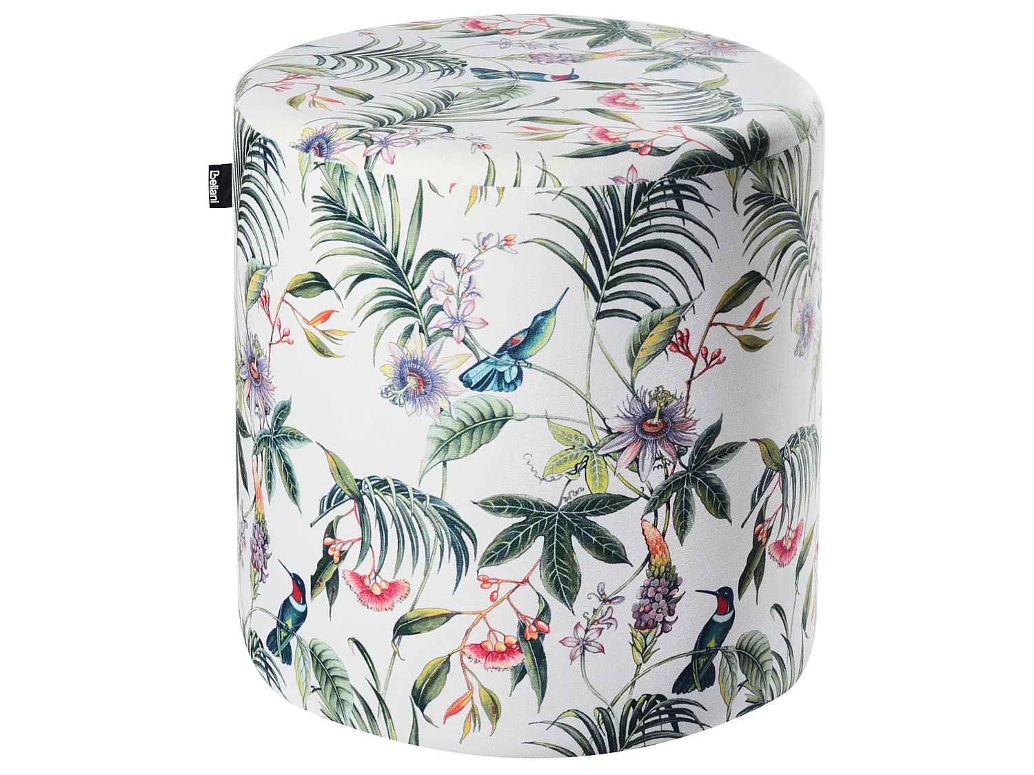 Pouf LOVETT Velours Multicolore 47 cm 47 cm 48 cm