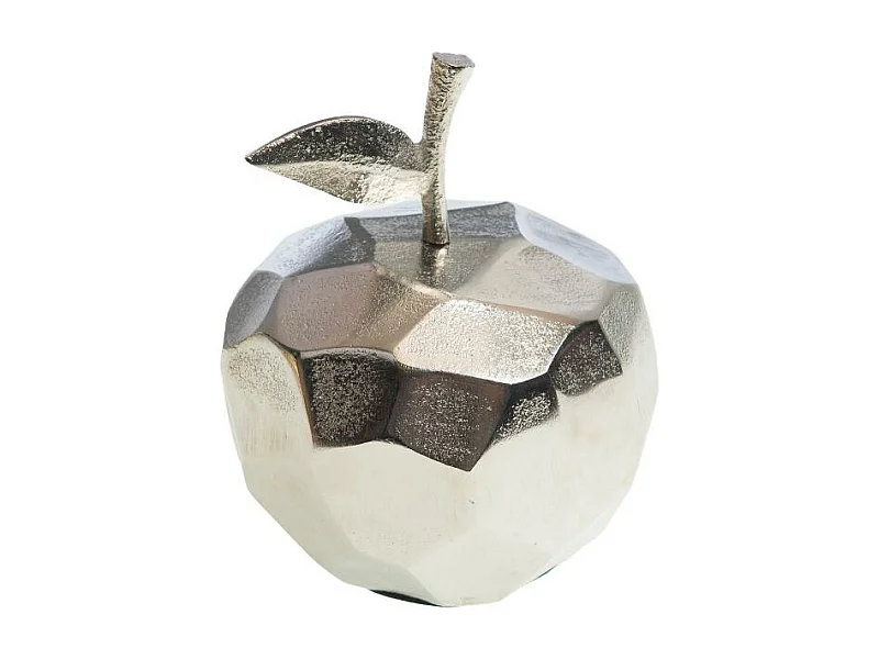 Déco à poser pomme argent