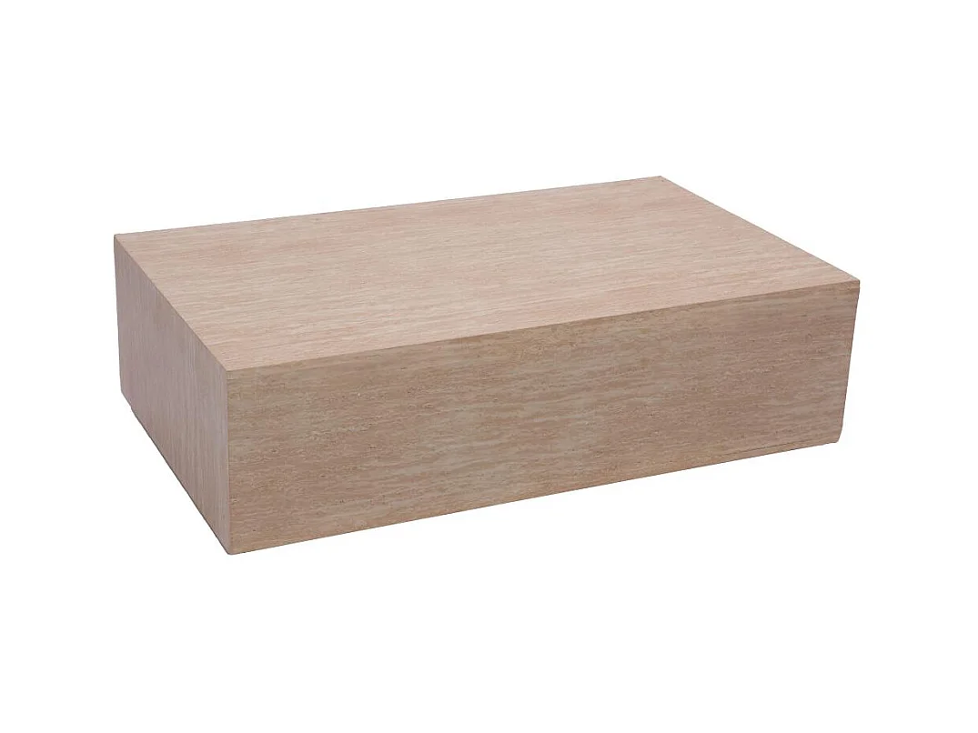 Table basse Kub travertin