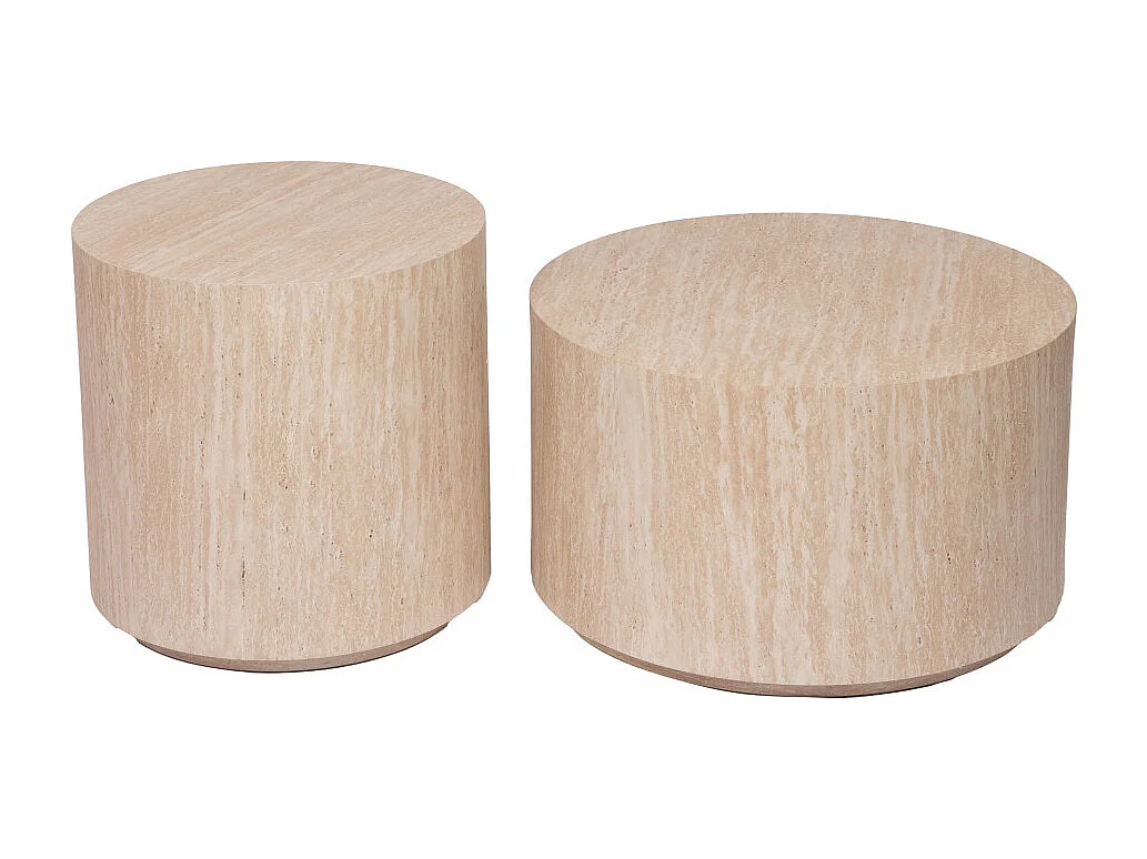 Table basse Rod travertin
