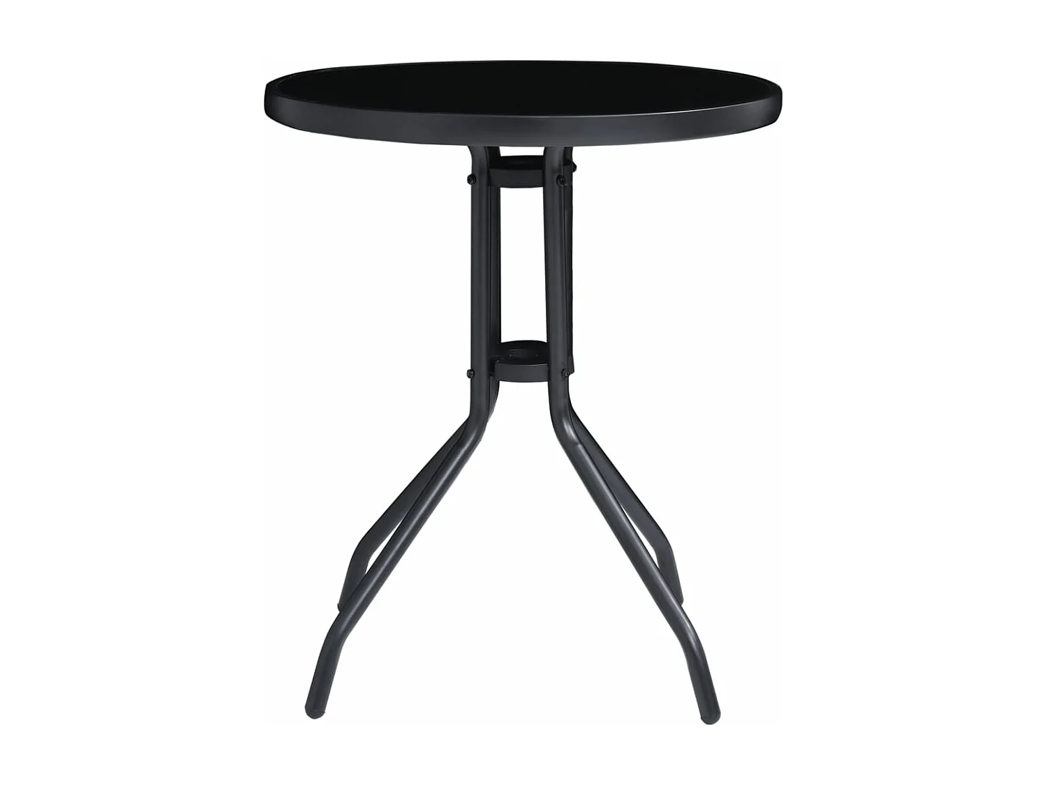 Mobilier de bistro 3 noire 60 x 60 x 72 cm 02_0014542