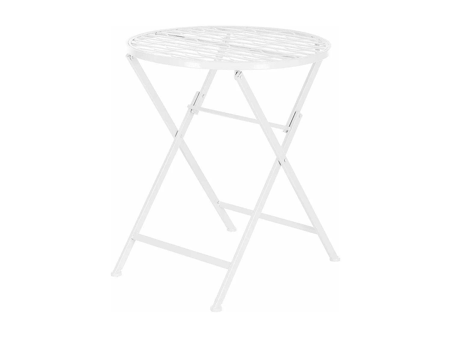 Conjunto bistrô de jardim em metal branco 03_0006934