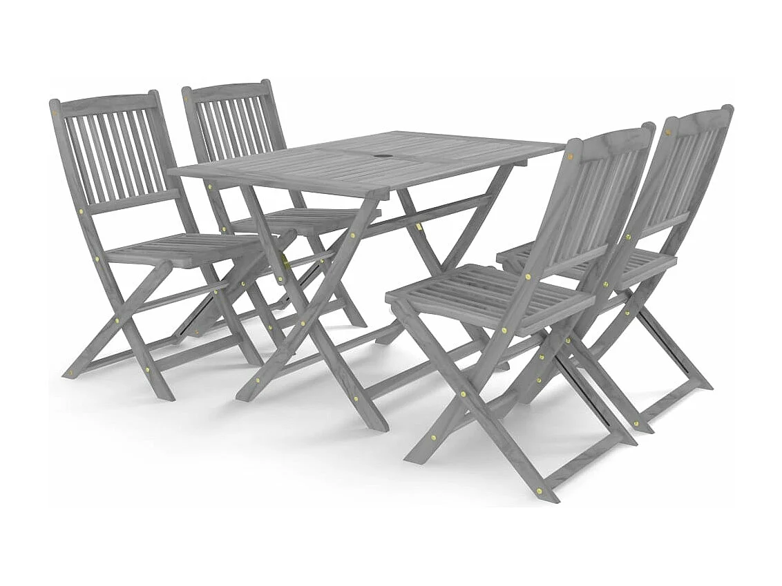 Mobilier à dîner de bois marron 120 x 70 x 75 cm 02_0014766