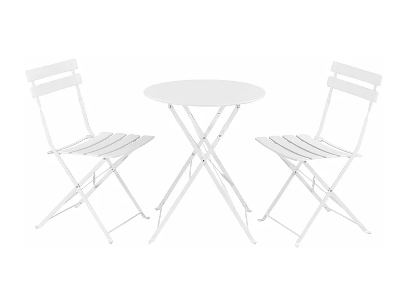 Set de bistrot caprile blanche 42 x 49.5 x 80 cm 03_0006937