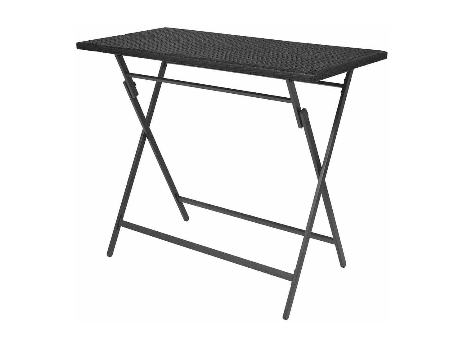 Mobilier à dîner pliable noire 46 x 58 x 105 cm 02_0014943