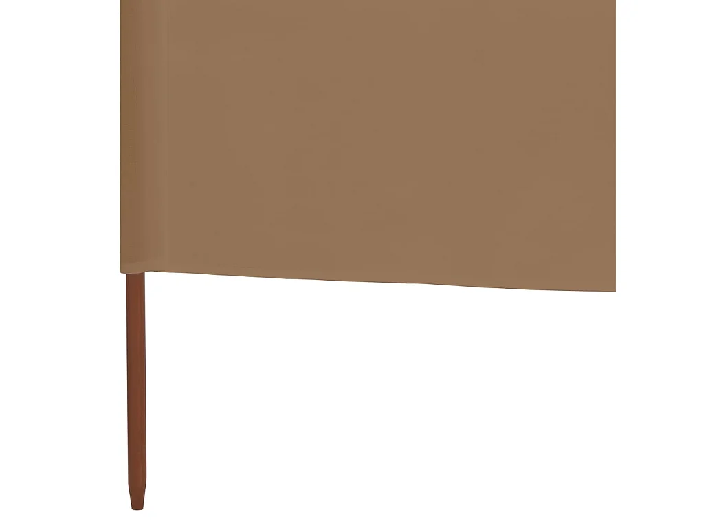 Biombo de privacidade 9 painéis de tecido 1200 x 160 cm taupe 02_0008864