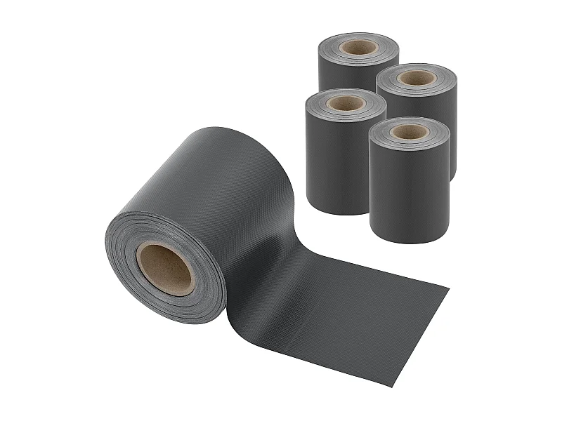 Set 4 strisce frangivista in PVC 140 m x 19 cm 26,6 m² grigio antracite ral 7016 03_0006599