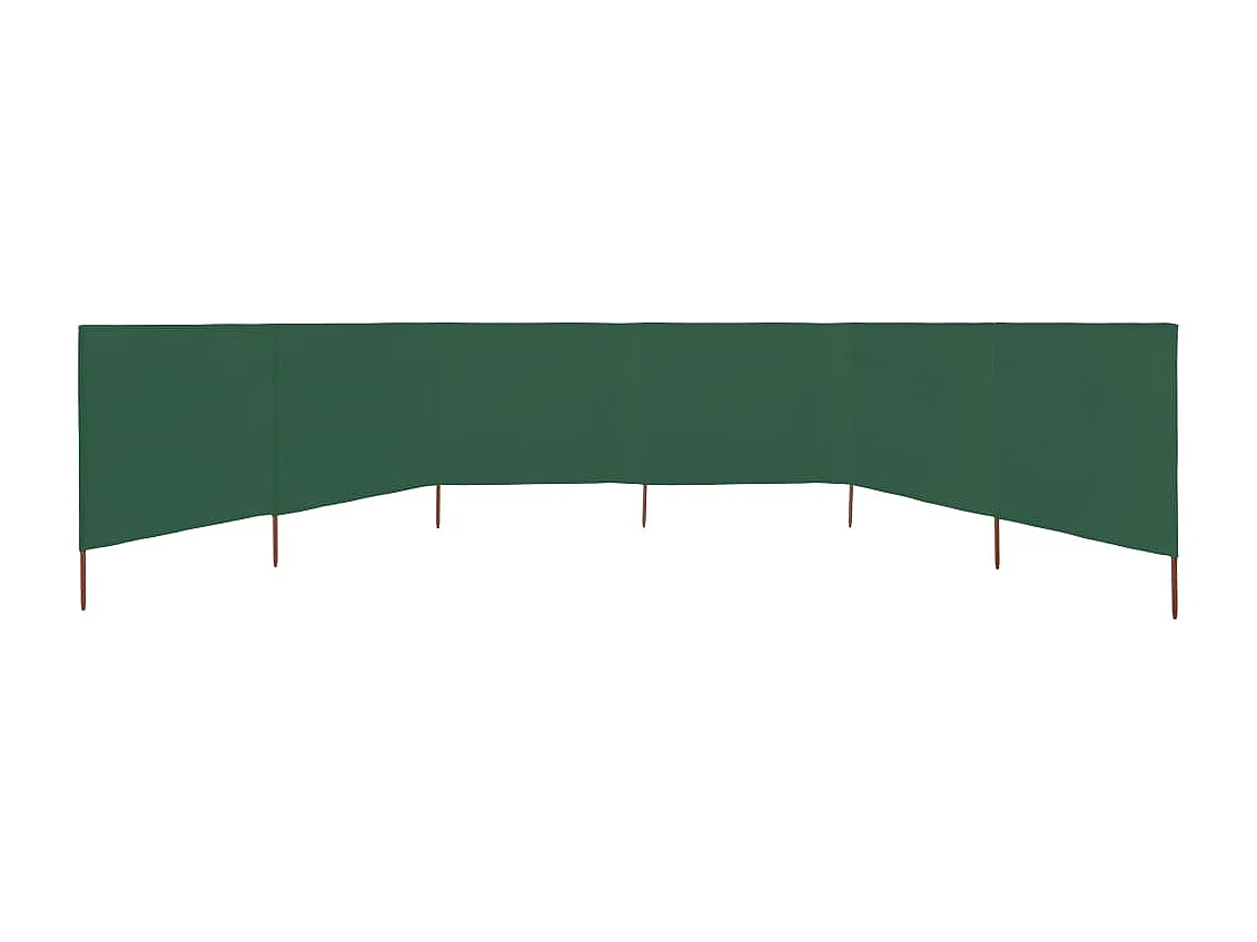 Tela de privacidade 6 painéis de tecido 800 x 120 cm verde 02_0008841