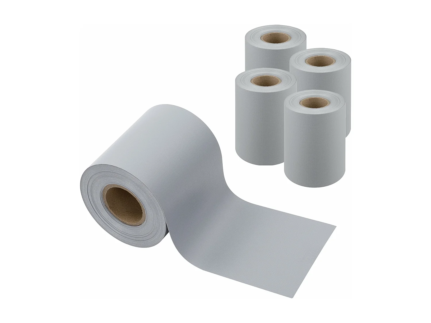Lot de 4 bandes PVC grise 3500 x 19 x 19 cm 03_0006601