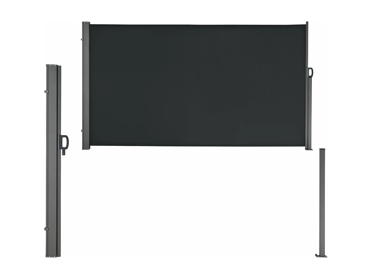 Store pour balcon latéral noire 300 x 300 x 160 cm 03_0006574