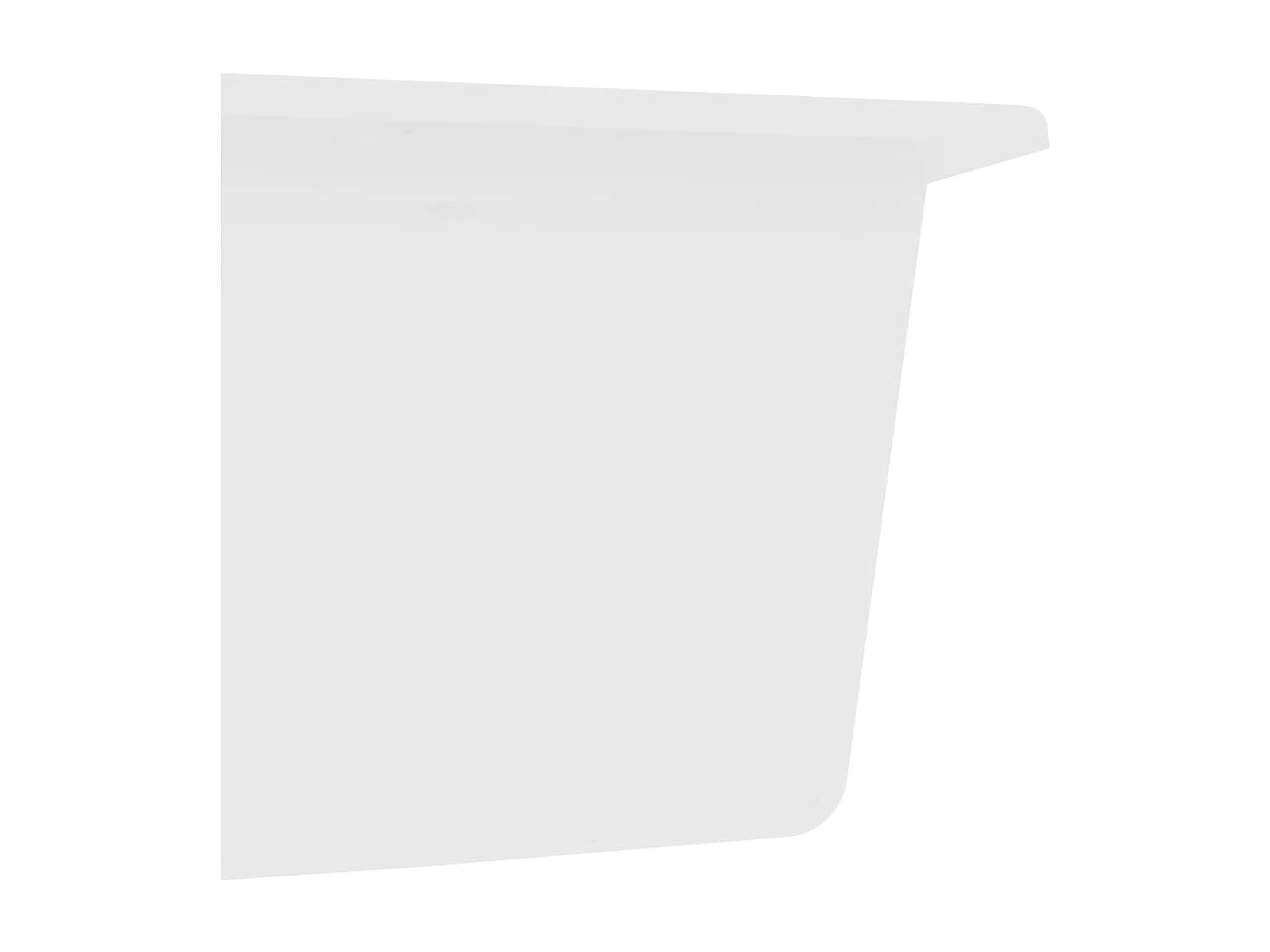 Lavello cucina due vasche foro troppopieno 58 x 44 cm granito bianco 02_0004378