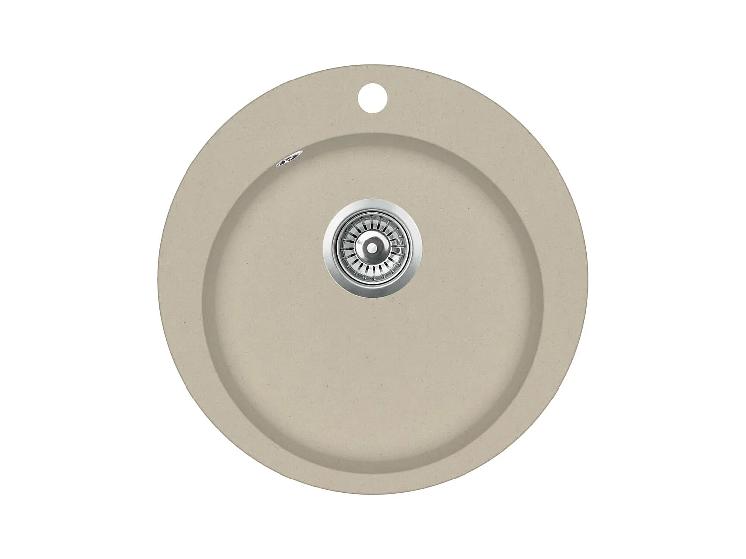 Évier de cuisine seul beige 50.5 x 50.5 x 29 cm 02_0002349