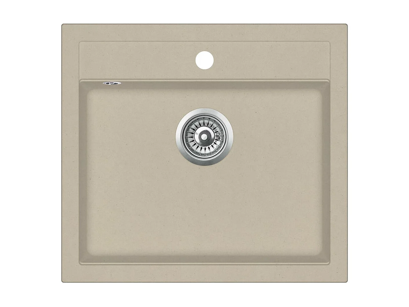Pia de cozinha lavatório único 56,5 x 51 cm granito bege 02_0002347