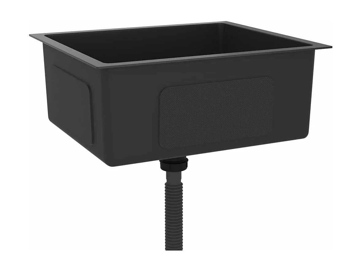 Évier de cuisine fait argenté 51 x 44 x 20 cm 02_0002454