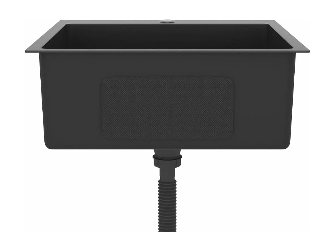 Évier de cuisine fait argenté 53 x 50 x 20 cm 02_0002460