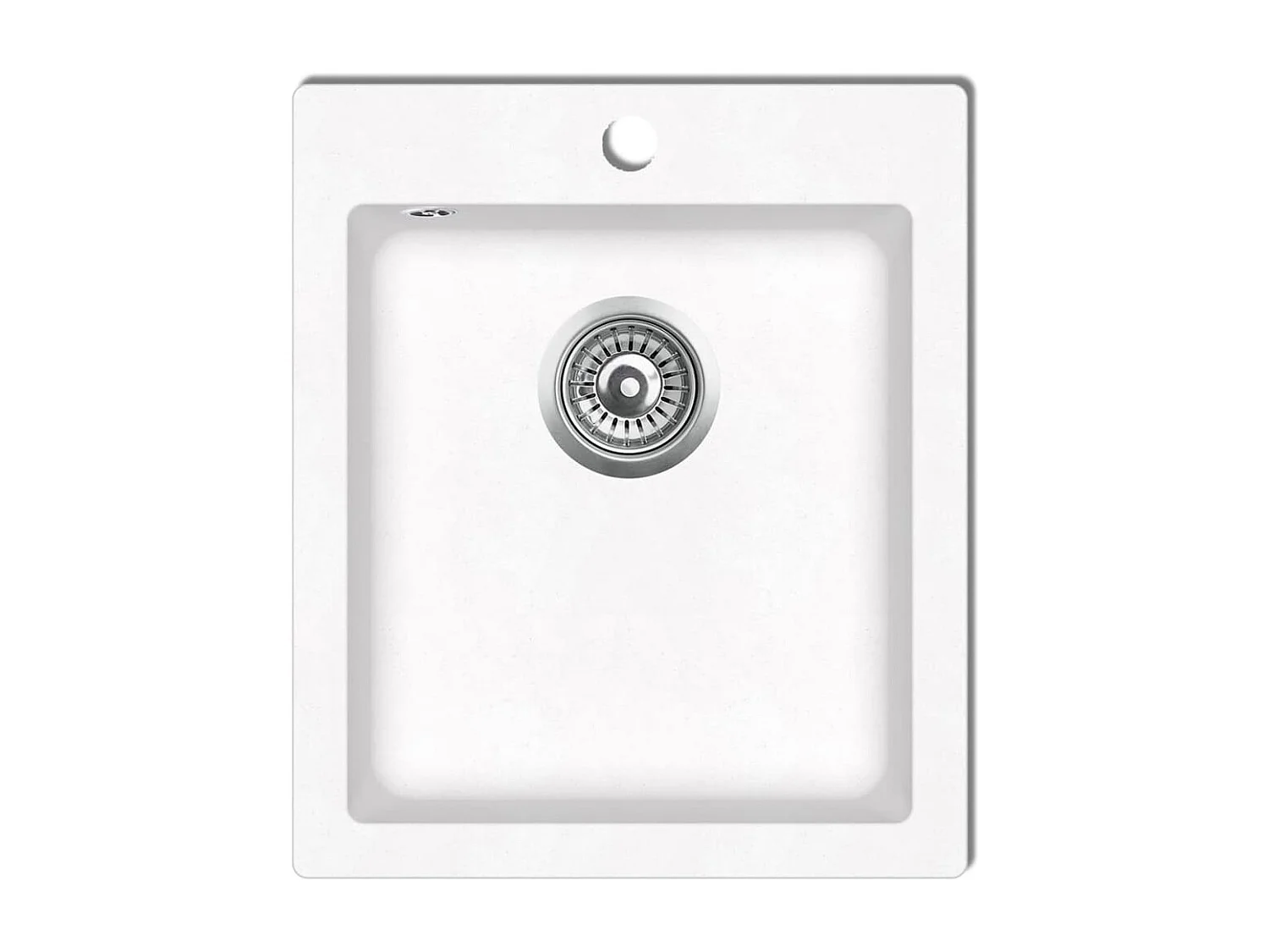 Lavello da cucina in granito bianco crema 02_0002309