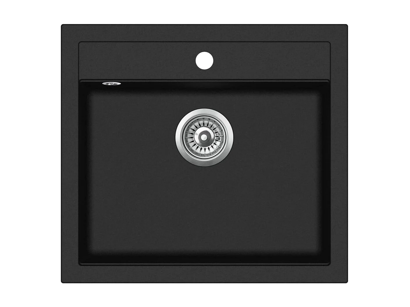 Évier de cuisine en noire 56.5 x 51 x 30.6 cm 02_0002323