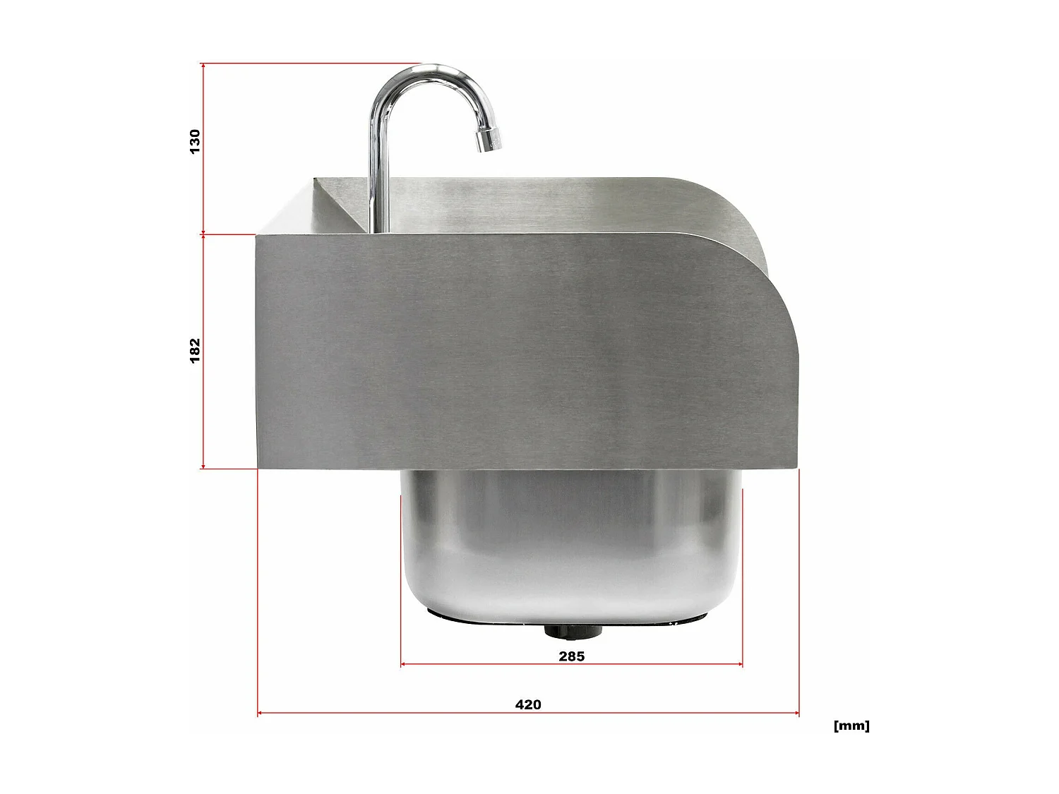 Fregadero de acero inoxidable de alta calidad lavabo cuadrado grifo para lavabo 16_0002396