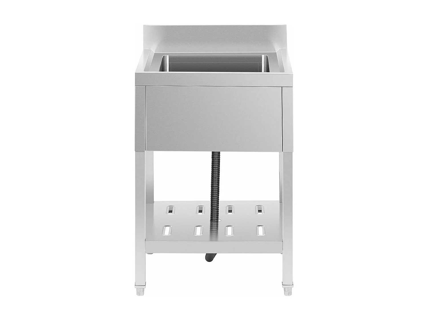 Pia profissional 1 tigela 40 x 40 x 25 cm aço inoxidável 14_0000162