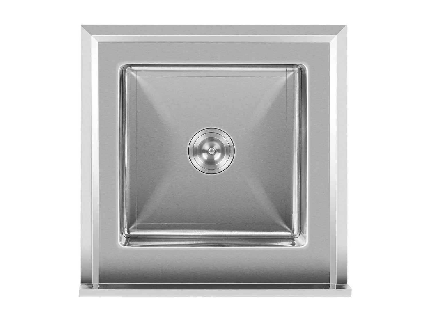 Lavello professionale 1 vasca 40 x 40 x 25 cm inox 14_0000162