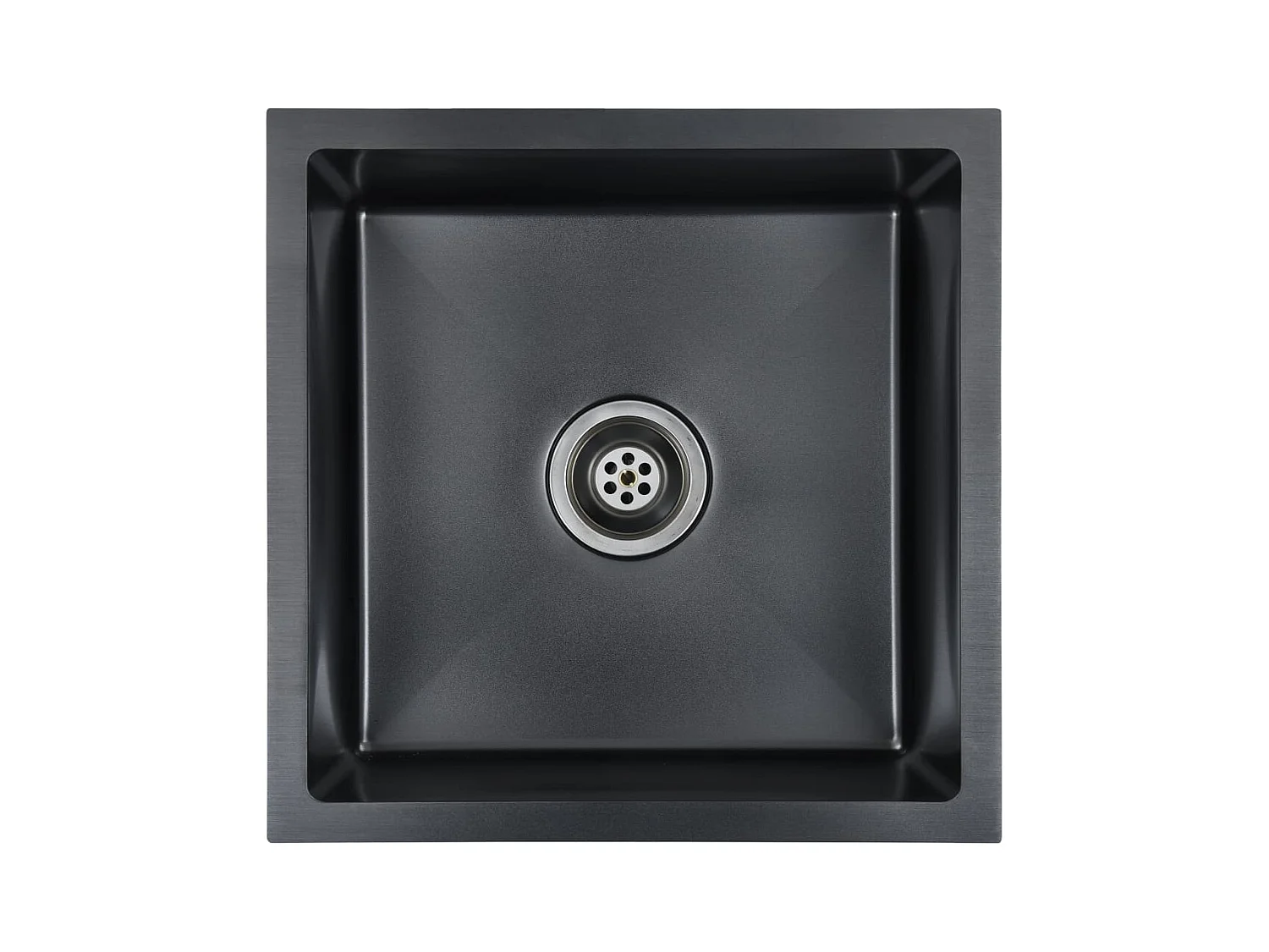 Lavello da cucina fatto a mano con filtro in acciaio inox nero 02_0002368