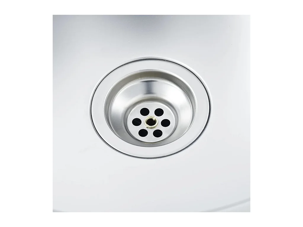 Évier de cuisine fait argenté 100 x 44 x 20 cm 02_0002475