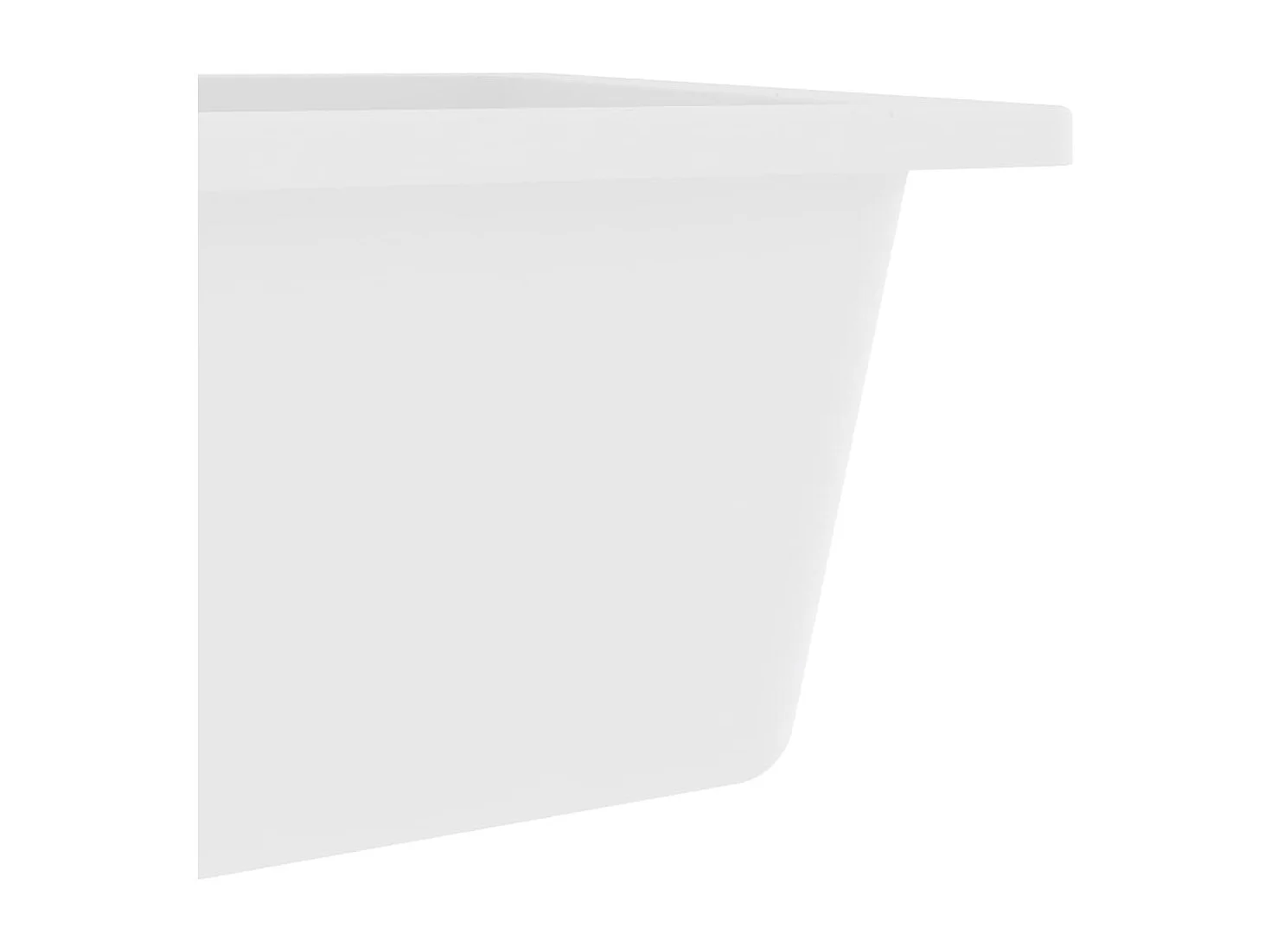 Lavello cucina con foro troppopieno 38 x 46 cm granito bianco 02_0002396