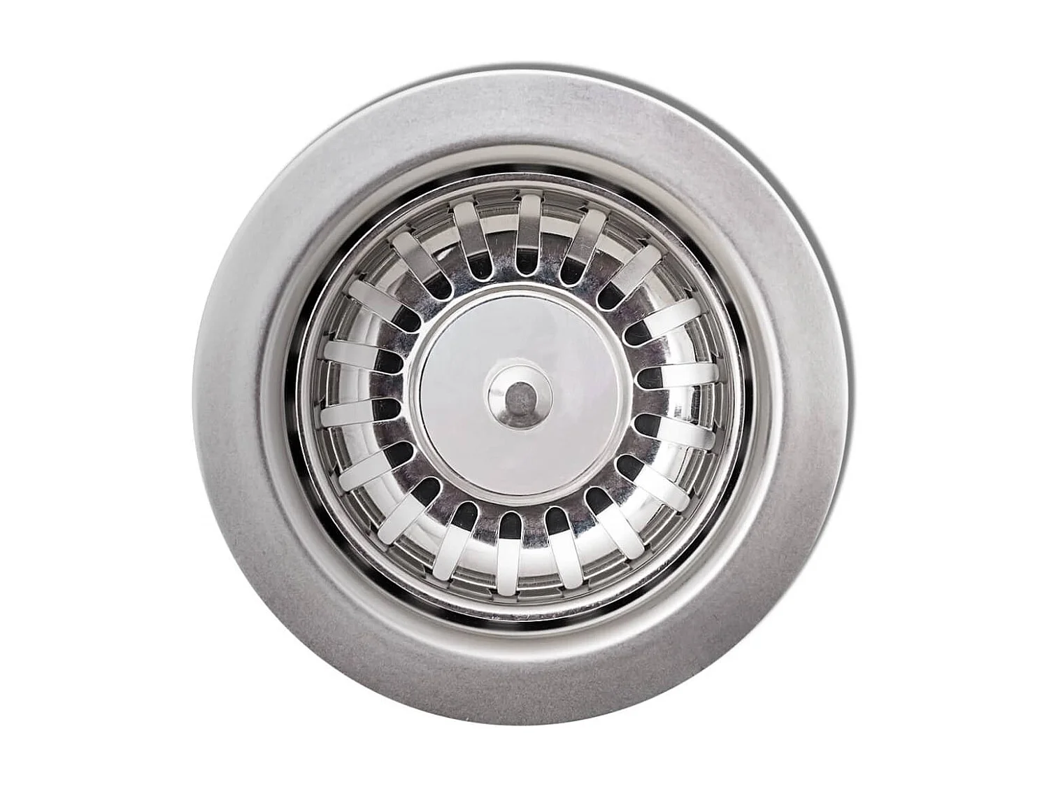 Lavello da cucina reversibile in granito a 1 vasca con gocciolatoio color crema 02_0002306