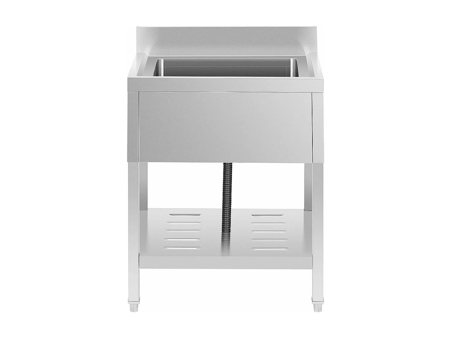 Pia profissional 1 tigela 50 x 50 x 25,5 cm aço inoxidável 14_0000164