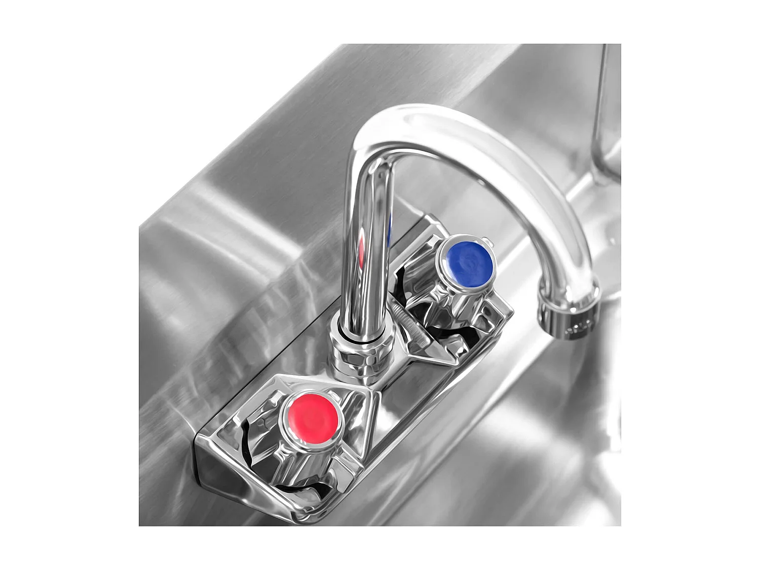 Evier avec armature acier argenté 44 x 39 x 33 cm 14_0005207