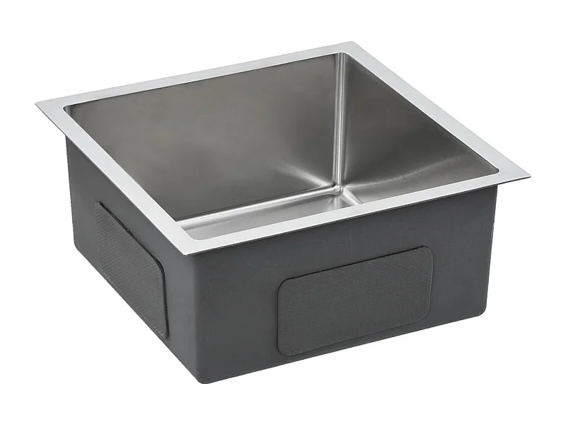 Pia de cozinha artesanal com filtro 44 x 44 cm aço inoxidável 02_0002362