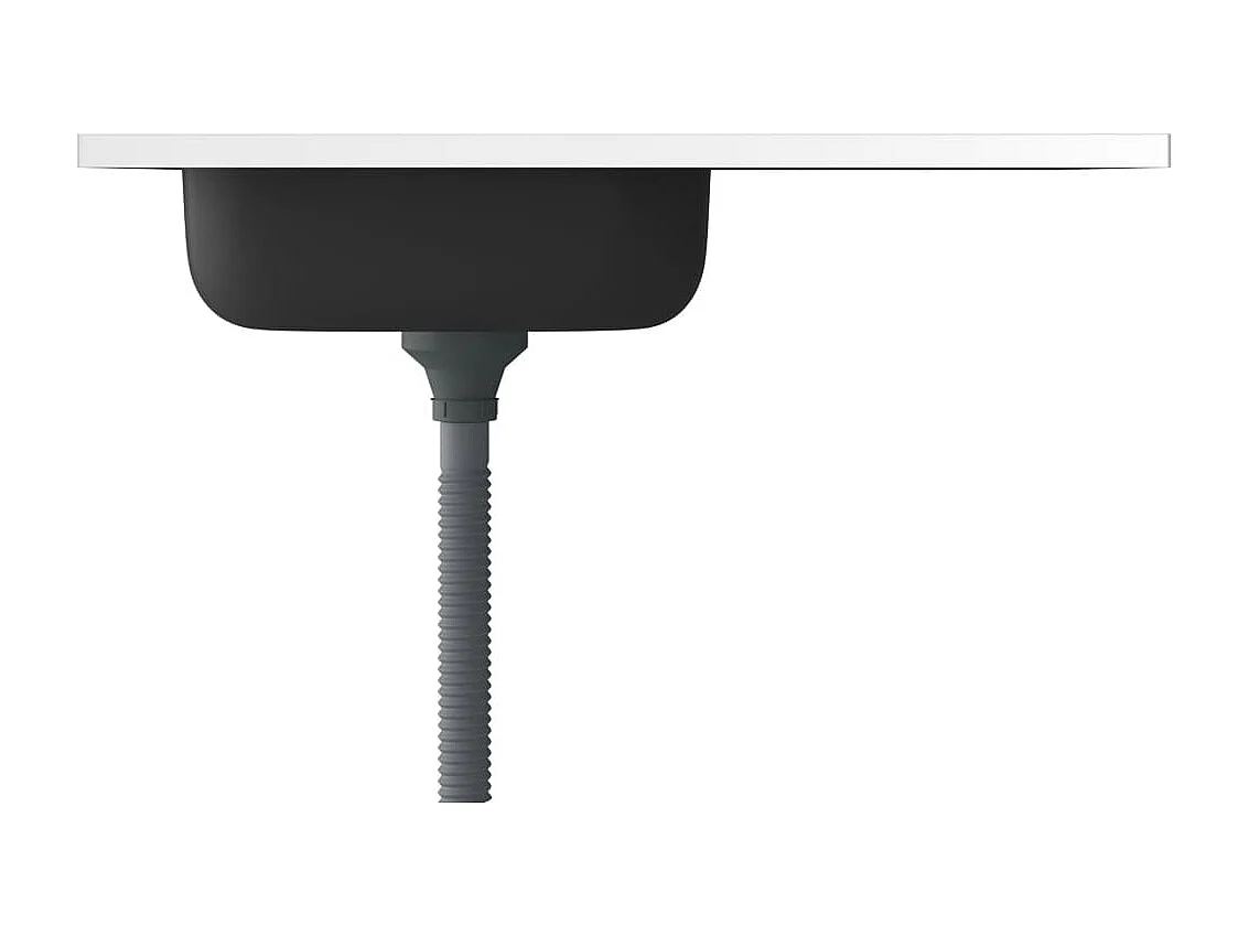 Jeu d'évier de cuisine argenté 80 x 60 x 15.5 cm 02_0002428