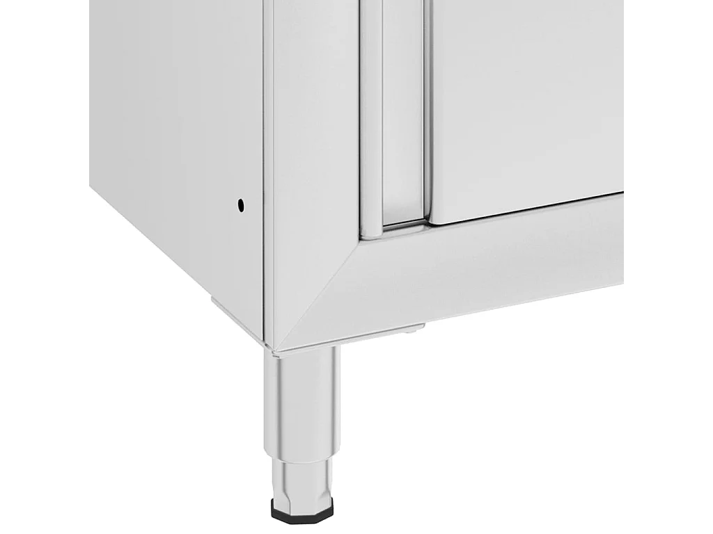 Évier de cuisine commercial argenté 60 x 60 x 95 cm 02_0000723